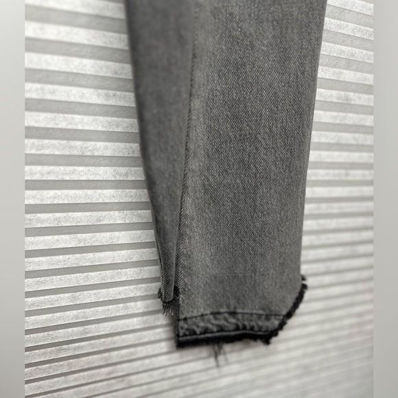FRAME Nouveau Le Mix Gray
Cropped Jeans Ankle Designer Two
Tone Fray Size 23 - Picture 12 of 12